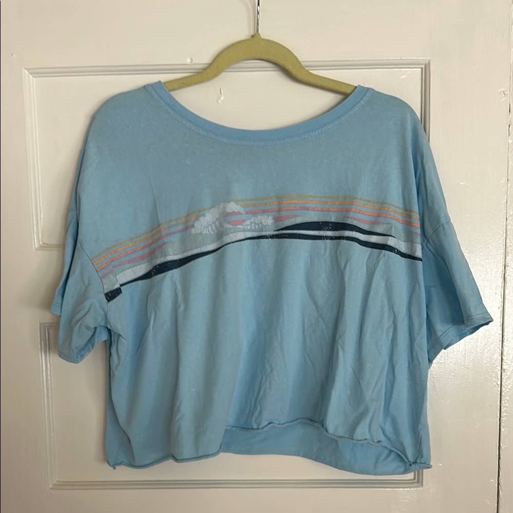 Cropped Beach Tee